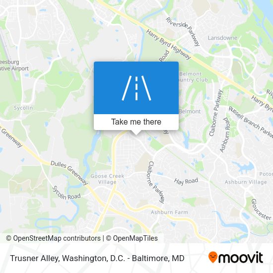 Trusner Alley map