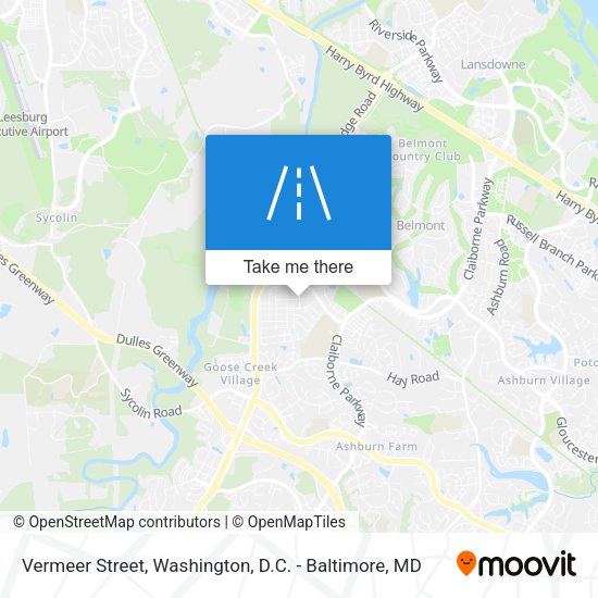 Vermeer Street map