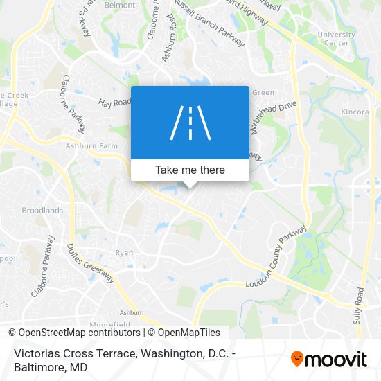 Victorias Cross Terrace map