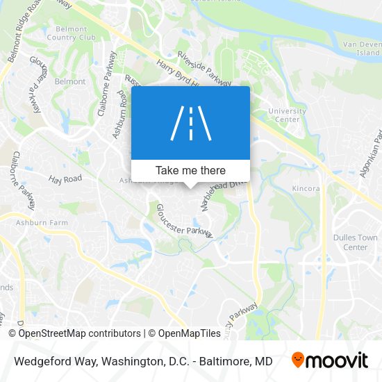 Wedgeford Way map