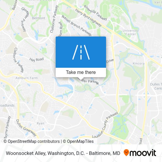 Mapa de Woonsocket Alley