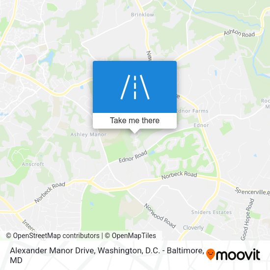 Alexander Manor Drive map