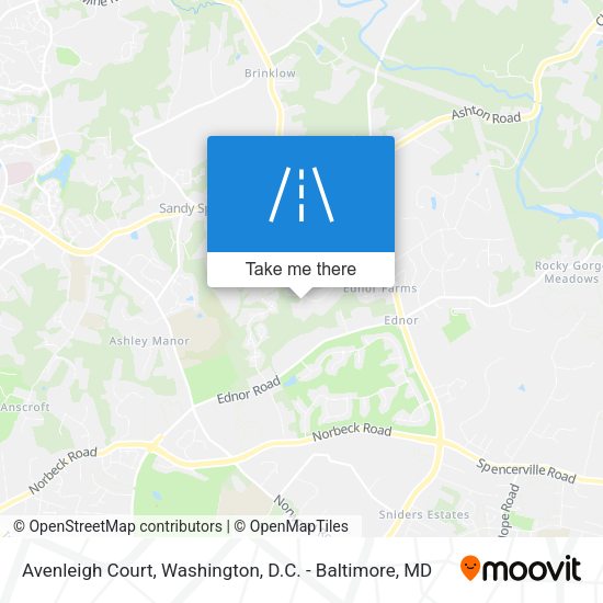 Mapa de Avenleigh Court