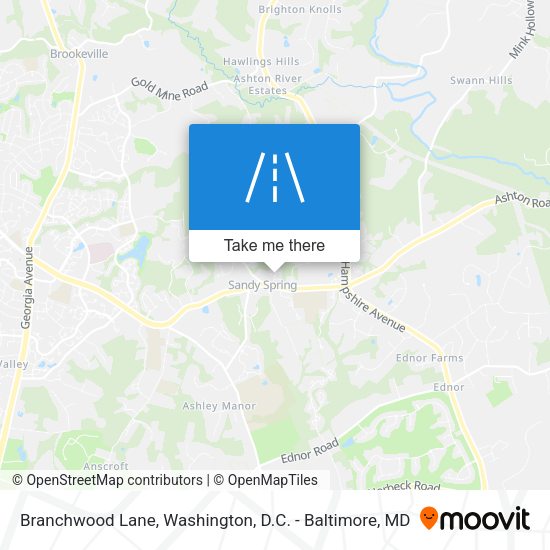 Mapa de Branchwood Lane