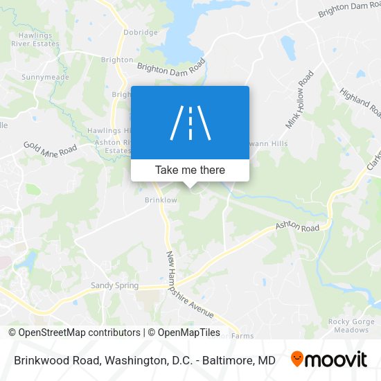 Brinkwood Road map