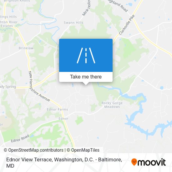 Ednor View Terrace map
