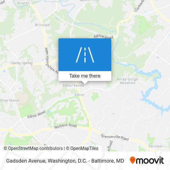 Mapa de Gadsden Avenue