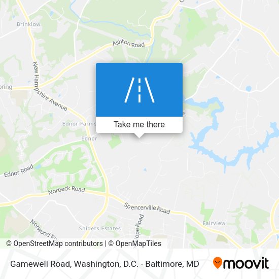 Gamewell Road map