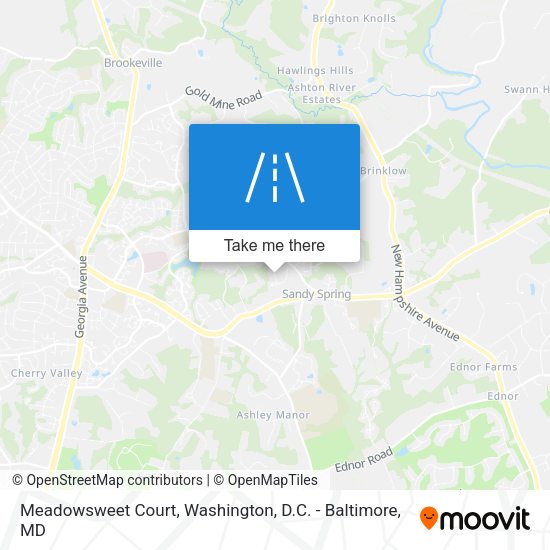 Meadowsweet Court map