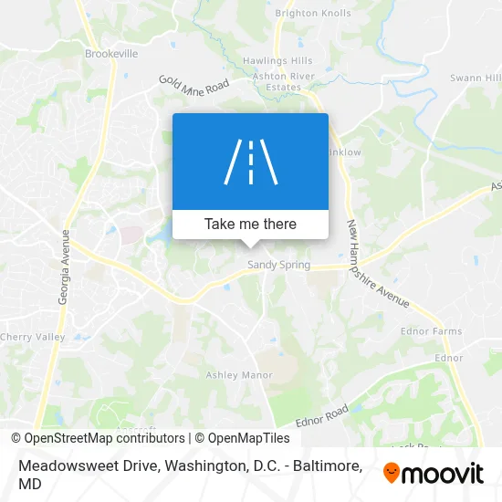 Meadowsweet Drive map
