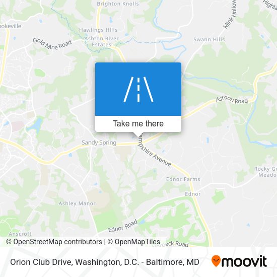 Mapa de Orion Club Drive