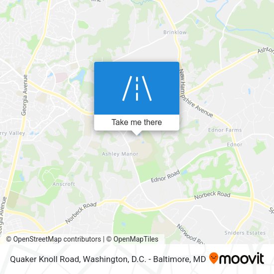 Mapa de Quaker Knoll Road