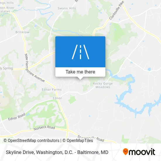Skyline Drive map