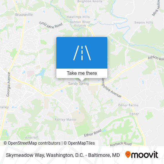 Skymeadow Way map