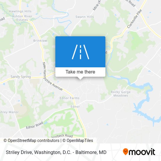 Striley Drive map