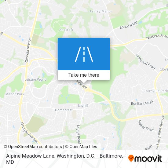 Mapa de Alpine Meadow Lane