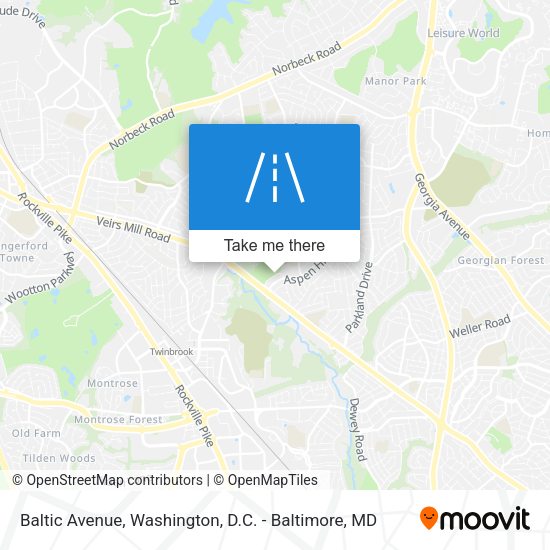 Baltic Avenue map