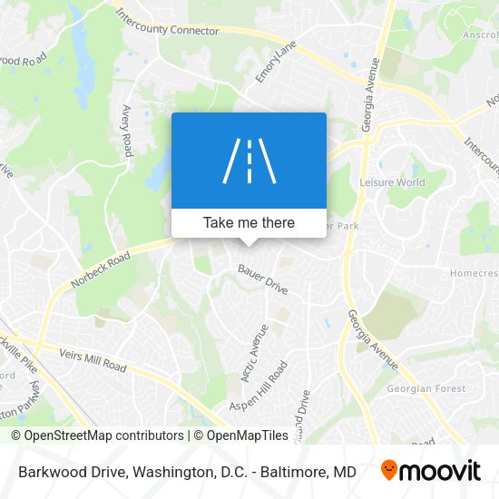 Barkwood Drive map