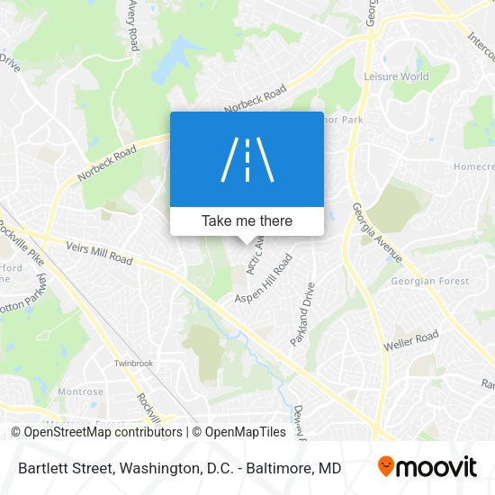 Mapa de Bartlett Street
