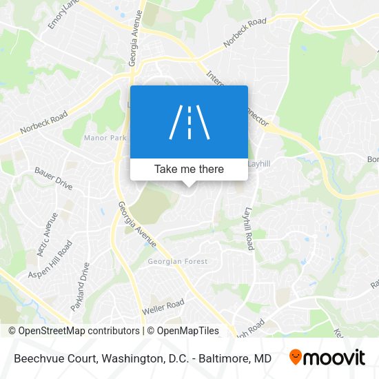 Beechvue Court map