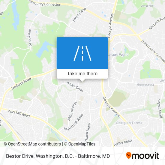 Bestor Drive map