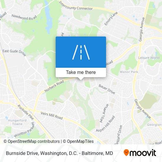 Burnside Drive map