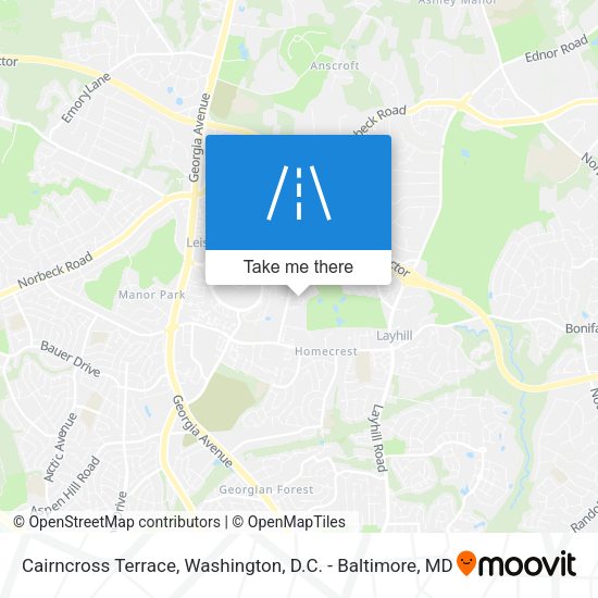Mapa de Cairncross Terrace