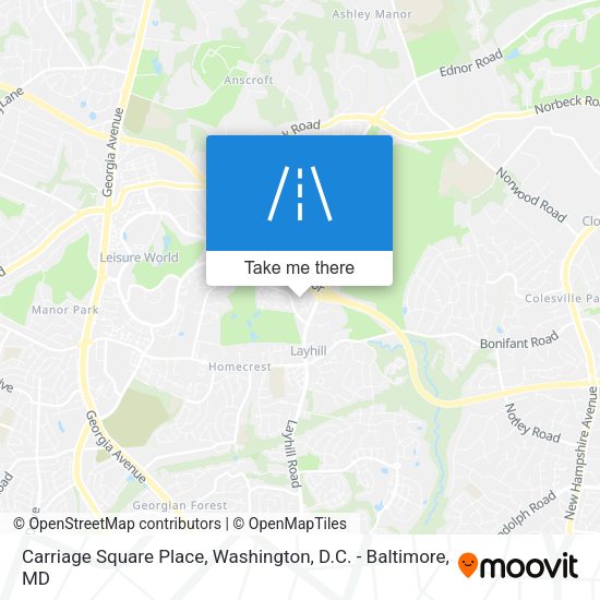Mapa de Carriage Square Place