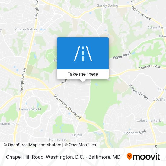 Mapa de Chapel Hill Road
