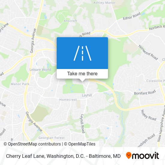Cherry Leaf Lane map