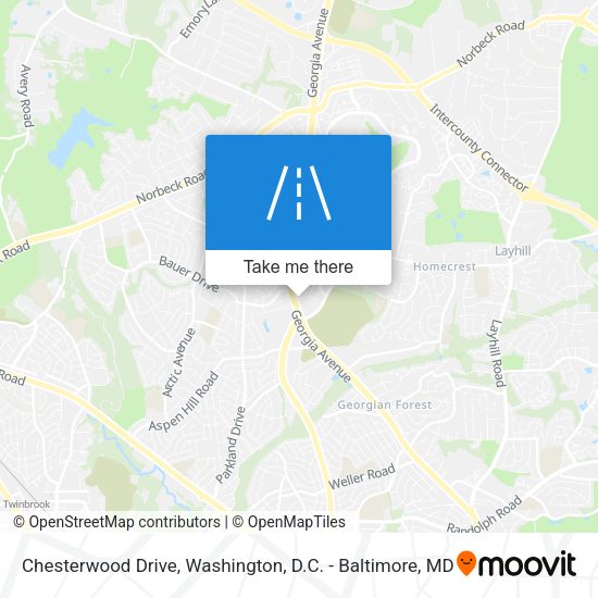 Chesterwood Drive map