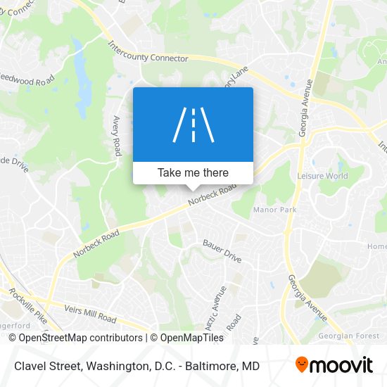 Clavel Street map