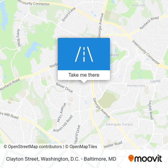 Mapa de Clayton Street