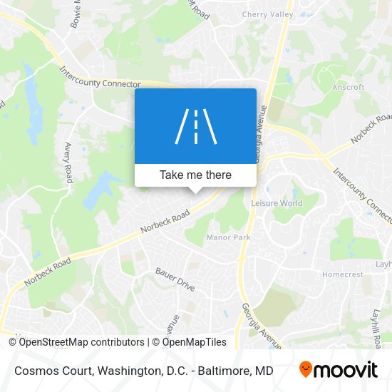 Cosmos Court map