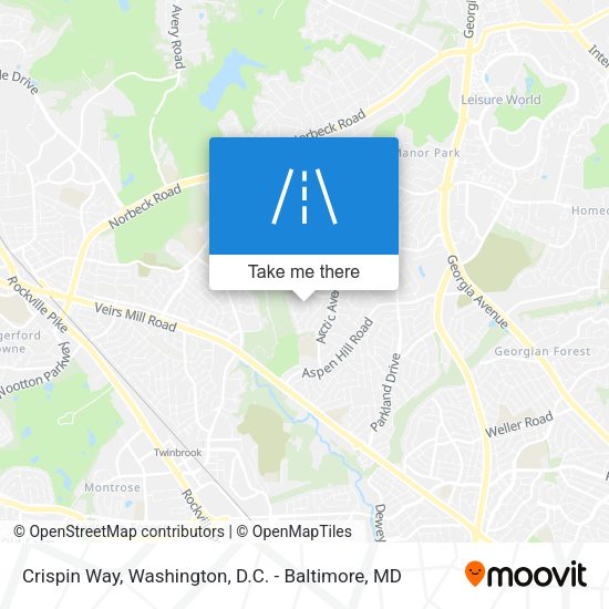 Crispin Way map