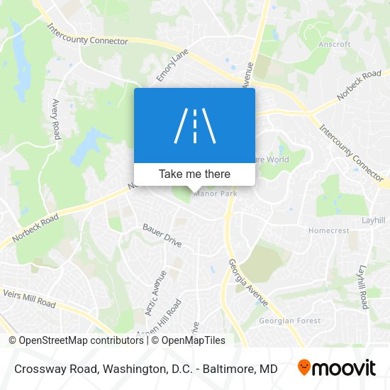 Crossway Road map