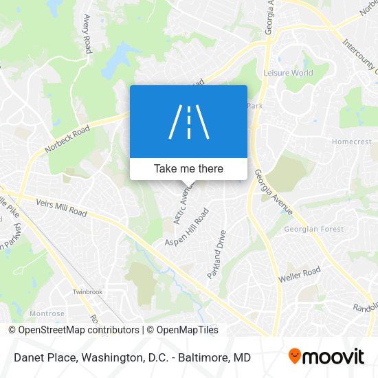 Danet Place map