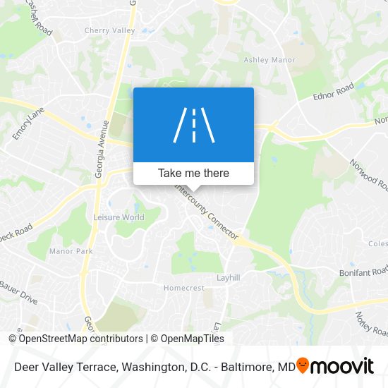 Deer Valley Terrace map