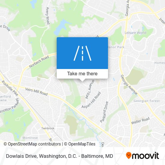 Mapa de Dowlais Drive
