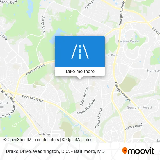 Drake Drive map