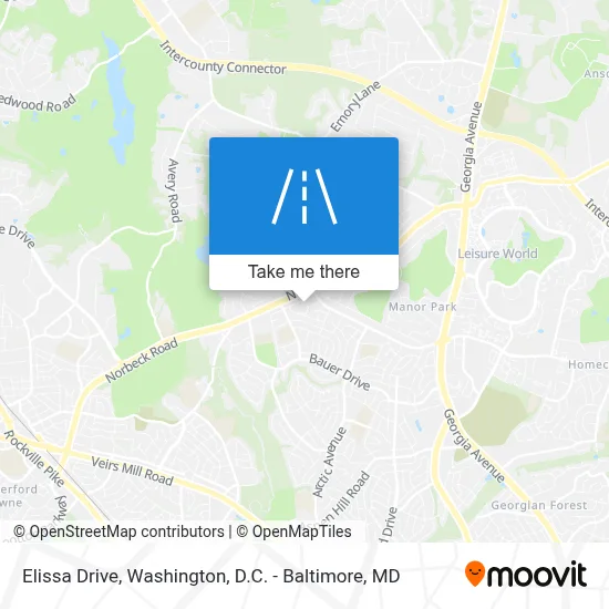 Elissa Drive map