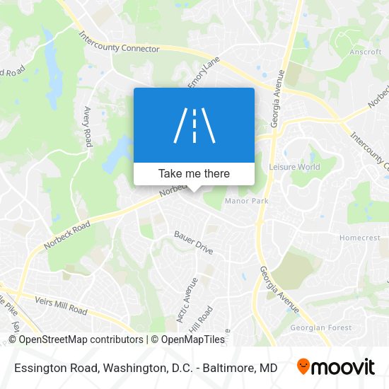 Mapa de Essington Road