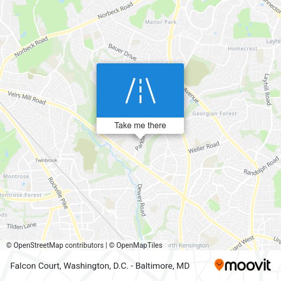 Falcon Court map