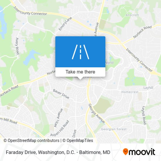 Faraday Drive map
