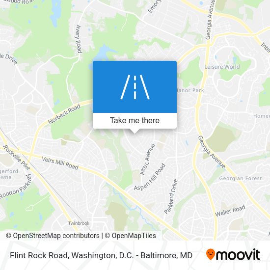Mapa de Flint Rock Road