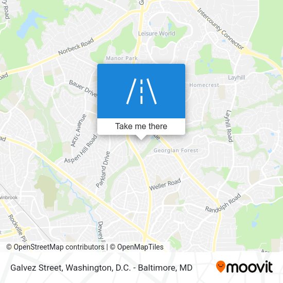 Galvez Street map
