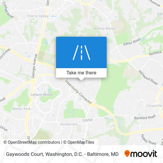 Gaywoods Court map