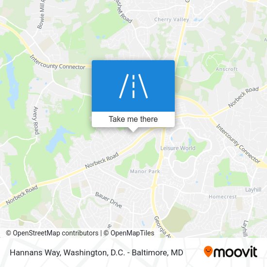Mapa de Hannans Way
