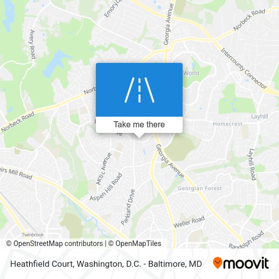 Mapa de Heathfield Court