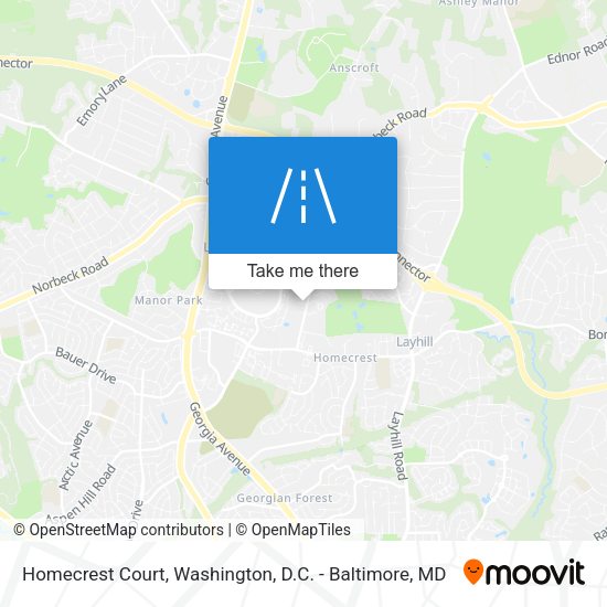Homecrest Court map
